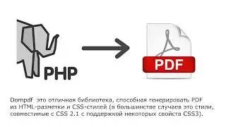 Создание PDF из html на PHP с помощью dompdf