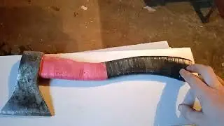 Конечный результат переделки ручки топорика