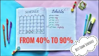 An EXAM SCHEDULE that *actually* works! From 80% to 95%-How to achieve success in ANY exam| Heli Ved