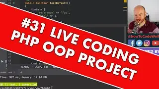 Live PHP Coding Stream #31 Creating OOP course for FreeCodeCamp - Building the invoice DB tests