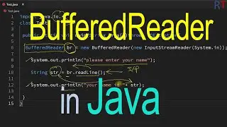 Java-55- BufferedReader Class in Java || User Inputs in Java