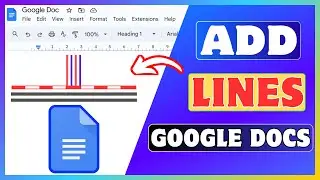 How To Add A Line In Google Docs | Insert Horizontal and Vertical Line In Google Docs