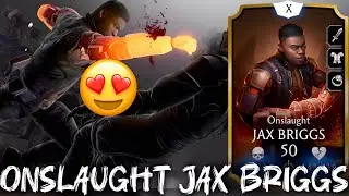Onslaught Jax Briggs Max Fusion FW Gameplay Review MK Mobile | Crazy Character🔥
