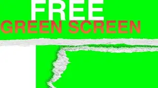 Torn Paper effect 02 | Free Green Screen | #greenscreen