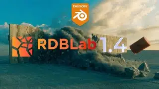Cinematic Wall Destruction RBDLab Addon 1.4 | Blender Test