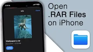 How to Open/Extract RAR Files on iPhone! [iOS 16]