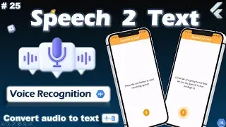 Speech to text | Flutter voice recognition | Convert audio to text