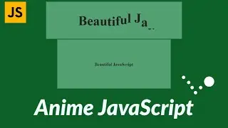 Dancing Text Animation With Anime JS