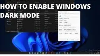 How to Enable Dark Mode in Windows | Change Outlook  Theme