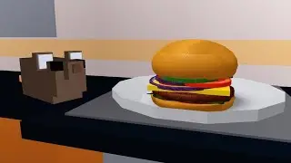 Атаковали Крысы! открыли ресторан в игре Cook burgers|roblox Готовим бурегеры