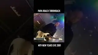 Papa Roach performing at the 2001 MTV New Years Eve Party 