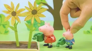 Peppa Pig Official Channel | Peppa And The Sunflowers | Cartoons For Kids | Peppa Pig Toys