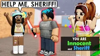 Using My *NEW* TRICKS AS INNOCENT AND THE SHERRIF In Murder Mystery 2  (Roblox)