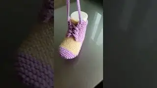 Пинетки /Новинка/на двух спицах, одним полотном❤️
