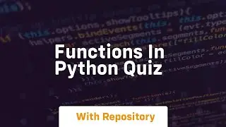 functions in python quiz