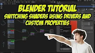 Blender Tutorial: Switching Shaders Using Drivers and Custom Properties