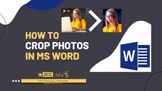How to Crop Images in MS Word | Jan Composing Centre
