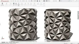 Master SOLIDWORKS 2018 | Create Stunning 'Pyramid Textures on Cylinder' | Pro CAD Tips and Tricks!