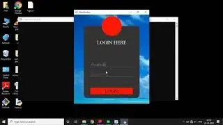 Login form using Python and CSS || Pyqt5 tutorial || AviUpadhyay