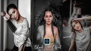 Camera Raw Black Tone Effect | Color Grading Photoshop Tutorial