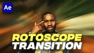 Rotoscope TRANSITION (After Effects Tutorial)