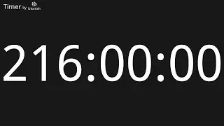216 Hour Countdown Timer