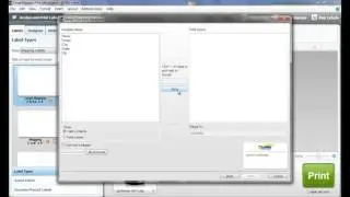 Using Dymo Label Software Print Merge Functionality