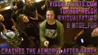 Topher Crashes the After Effects World Conference AFTER PARTY