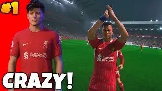 EA FC 25 LIVERPOOL PLAYER CAREER MODE #1 - THE CRAZIEST DEBUT!