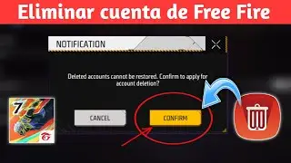 Cómo eliminar una cuenta de Free Fire de forma permanente || Eliminar una cuenta de Garena Free Fire