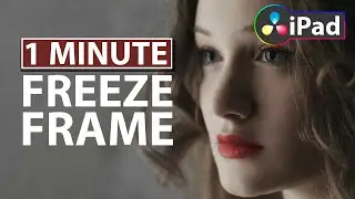 How To FREEZE Frame in DaVinci Resolve iPad