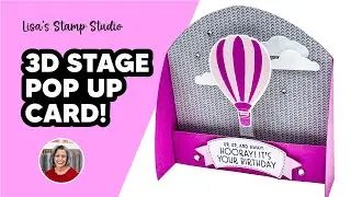 Make a 3D Open Stage Pop Up Card: Fun Fold Cards with Stampin' Up!