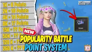 NEW Popularity Battle Points System | BGMI POPULARITY BATTLE GUIDE With TIPS and TRICKS