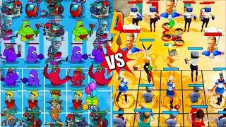 Merge Fight Grim & Zombie War  VS TV Woman Merge Battle ⭐ Merge Simulator Battles