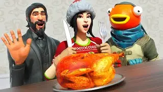 Thanksgiving but it's in fortnite...