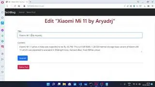 Blog App in Flask 2022 | Technical  Blog  App in Flask | Python | Django Aryadrj | IT