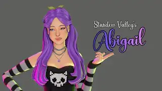 Stardew Valley’s Abigail | The Sims 4 | Speed CAS  + CC Links | unicornpoopz