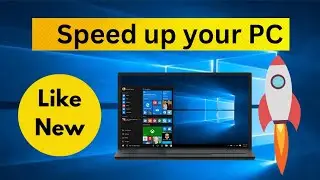 speed up a slow pc on window 10 |How do I make my laptop run fast|Boost your PC performance