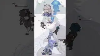 Blade and Hu Tao’s Healer Problem #genshinimpact #honkaistarrail #hutao #blade #kokomi #shorts