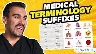 Medical Terminology Lesson on Common Suffixes | Nursing Students NCLEX Review SimpleNursing