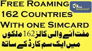 Free International Roaming - One Sim Card Travel SIM Card |Works in 220 Countries No Contract