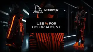 Midjourney tip - control color accents of Ai images
