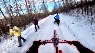 Biking across one of CANADAS COLDEST CITIES!  (in winter)