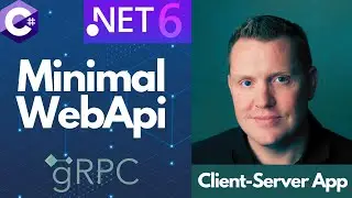 C# dotnet gRPC client and server in ASP.NET Core 6 - Client-Server sample application