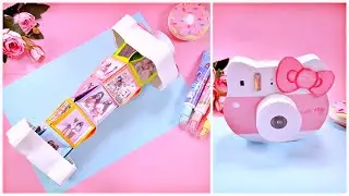 KENDİN YAP - HELLO KITTY INSTAX MİNİ FOTOĞRAF ALBÜMÜ - ORIGAMI - BFF HEDİYE FİKİRLERİ