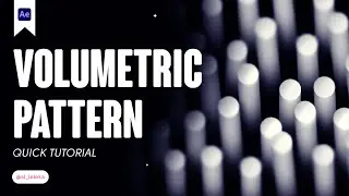 VOLUMETRIC WEIRD PATTERN IN AFTER EFFECTS. TUTORIAL