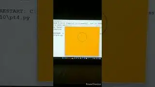 draw circle in python using turtle. #shorts #python