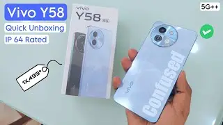 17499* Vivo Y58 5G Unboxing & Review !! (Hindi Unboxing)