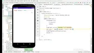 how to develop simple quiz app in android studio Part 3 | Timer in android studio