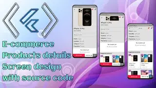 Flutter E-commerce product details screen